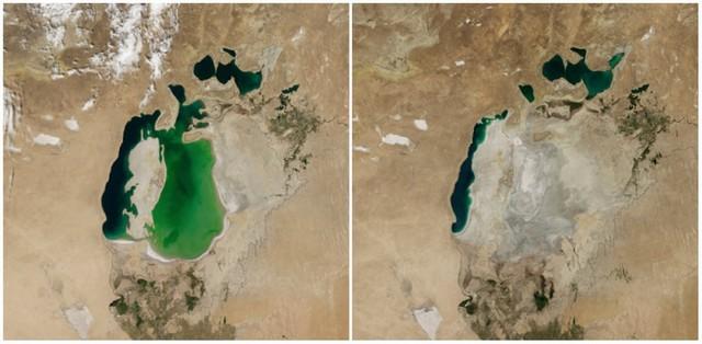 Veja o Antes e Depois da Terra em 16 Anos