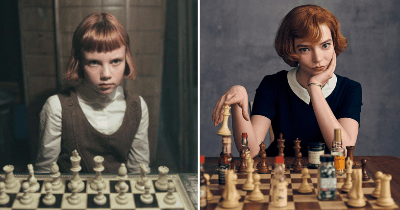 O tabuleiro de xadrez] é um mundo O Gambito da Rainha (série) - Pensador