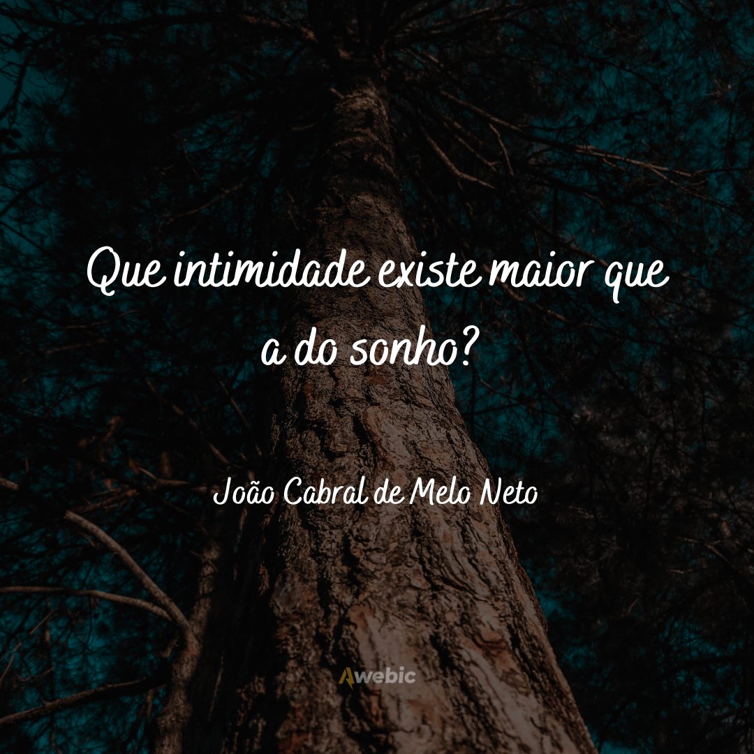 frases de João Cabral de Melo Neto