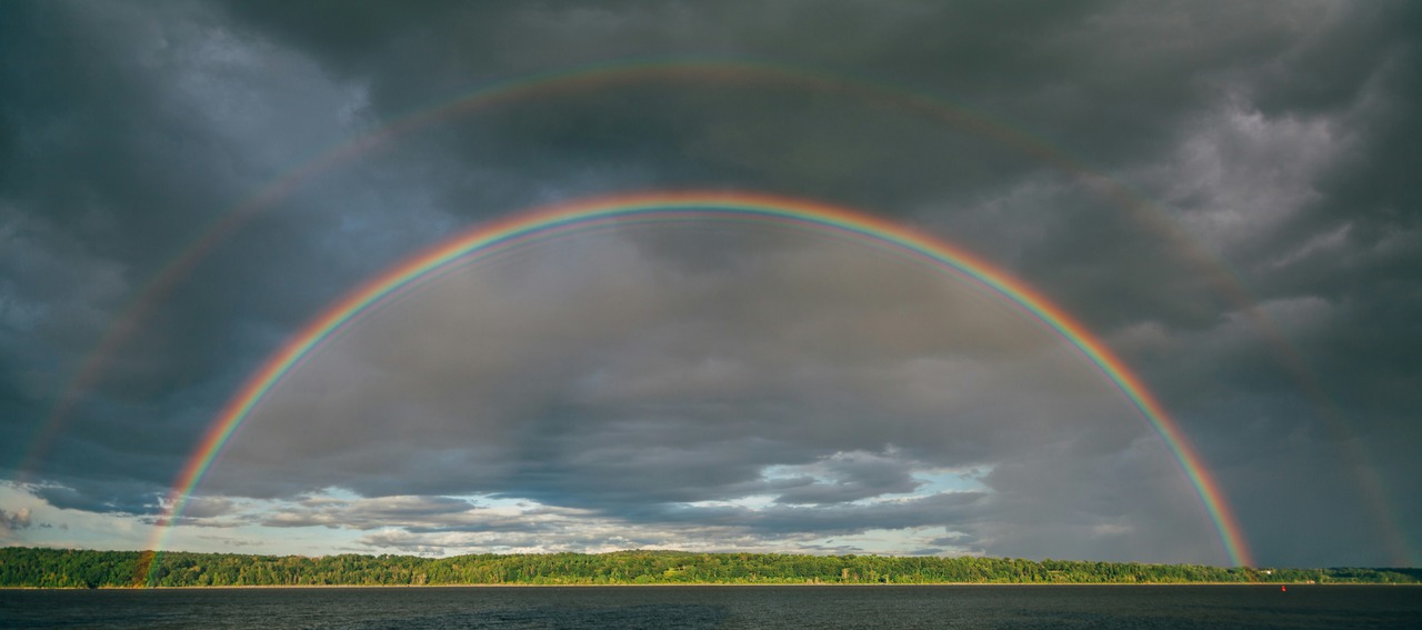 Significado de Ver um Arco-íris Duplo 🌈